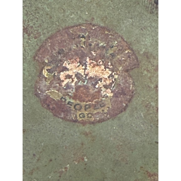 Vintage American Family Scale 25LB Green Farmhouse Decor Rusty Shabby Chic Metal - Picture 8 of 12